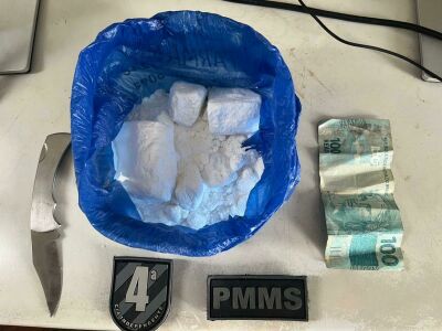 Imagem da notícia Homem é preso com cerca de 500 gramas de cocaína na rodoviária de Chapadão do Sul